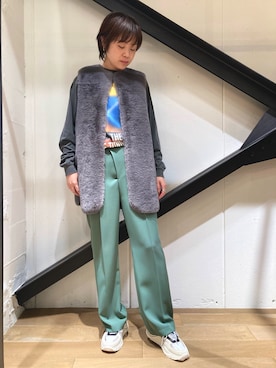 「NAKAGAMI（ナカガミ）のアイテム」を使った、funayamaさん（レディース・163cm）の夏コーディネート