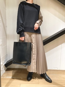 「THE KEIJI（ザ ケイジ）のアイテム」を使った、funayamaさん（レディース・163cm）の秋コーディネート