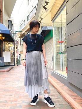 funayamaさん（レディース・163cm）の春コーディネート