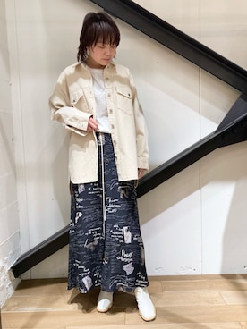 funayamaさん（レディース・163cm）の春コーディネート