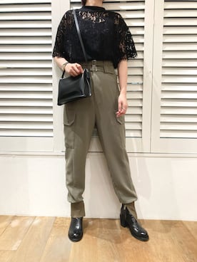 「EZUMi（エズミ）のアイテム（その他パンツ）」を使った、funayamaさん（レディース・163cm）の夏コーディネート