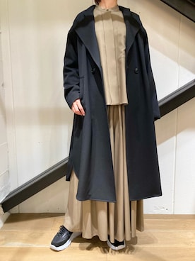 「B'2nd（ビーセカンド）のアイテム（ジャケット/アウター）」を使った、funayamaさん（レディース・163cm）の秋コーディネート
