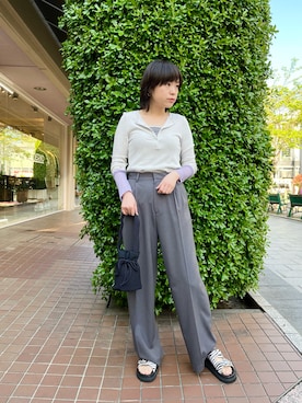 「B'2nd（ビーセカンド）のアイテム」を使った、funayamaさん（レディース・163cm）の春コーディネート