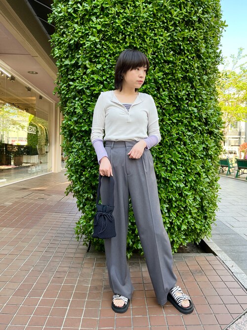 tシャツ ANTHOM(アントム) 別注２ＷＡＹソデチュールロングスリーブTシャツ レディース B'2nd tシャツ ANTHOM(アントム) 別注2WAYソデチュール
