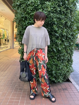 「MONCLER（モンクレール）のアイテム」を使った、funayamaさん（レディース・163cm）の春コーディネート