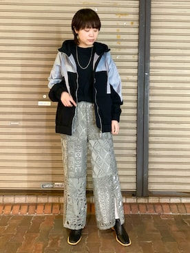 funayamaさん（レディース・163cm）の冬コーディネート