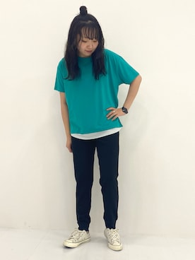 「CEDAR CREST（セダークレスト ）のアイテム」を使った、まゆげさん（レディース・157cm）の秋コーディネート