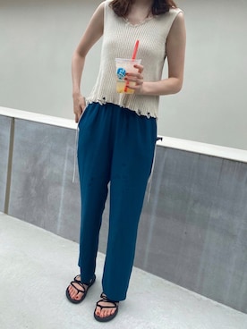 「Java（ジャバ）のアイテム」を使った、ぎんなんさん（レディース・165cm）の夏コーディネート