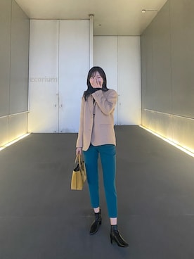「U by SPICK&SPAN（ユーバイスピックアンドスパン）のアイテム（ジャケット/アウター）」を使った、ぎんなんさん（レディース・165cm）の冬コーディネート