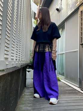 CITYSHOP  SLIT RIB-LAYERED カットソー CITYSHOP（シティーショップ）の「SLIT RIB-LAYERED カットソー◇（T
