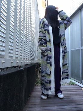 「Scrap Book（スクラップブック）のアイテム（リング）」を使った、kana9さん（レディース・157cm）の秋コーディネート