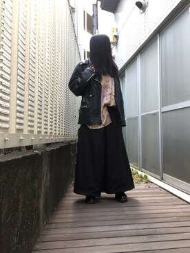 「RE LEAN（レリーン）のアイテム（ジャケット/アウター）」を使った、kana9さん（レディース・157cm）の春コーディネート