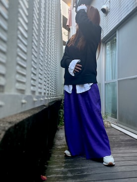 「UNIQLO（ユニクロ）のアイテム（パーカー）」を使った、kana9さん（レディース・157cm）の秋コーディネート