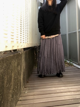 「Scrap Book（スクラップブック）のアイテム（リング）」を使った、kana9さん（レディース・157cm）の春コーディネート