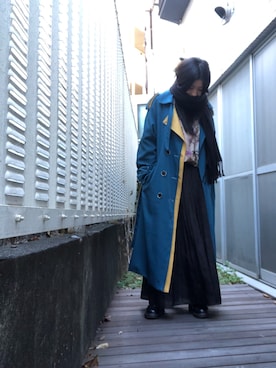 「Scrap Book（スクラップブック）のアイテム（リング）」を使った、kana9さん（レディース・157cm）の冬コーディネート