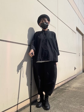 「チャイハネ（チャイハネ）のアイテム（ハンチング/ベレー帽）」を使った、ニャンベさん（レディース・161cm）の春コーディネート