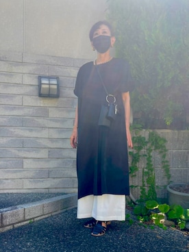 「KOOS（コース）のアイテム」を使った、ニャンベさん（レディース・161cm）の夏コーディネート