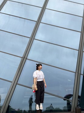 「studio CLIP（スタディオクリップ）のアイテム（イヤリング）」を使った、セン🇹🇼さん（レディース・154cm）の秋コーディネート