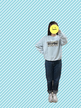 「ペグトップハイライズジーンズ」｜セン🇹🇼さん（レディース・154cm）の春コーディネート