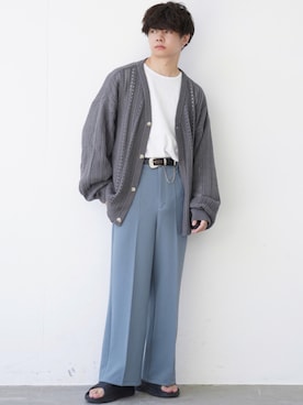 「adamaste」｜ゆーすけさん（メンズ・165cm）の秋コーディネート