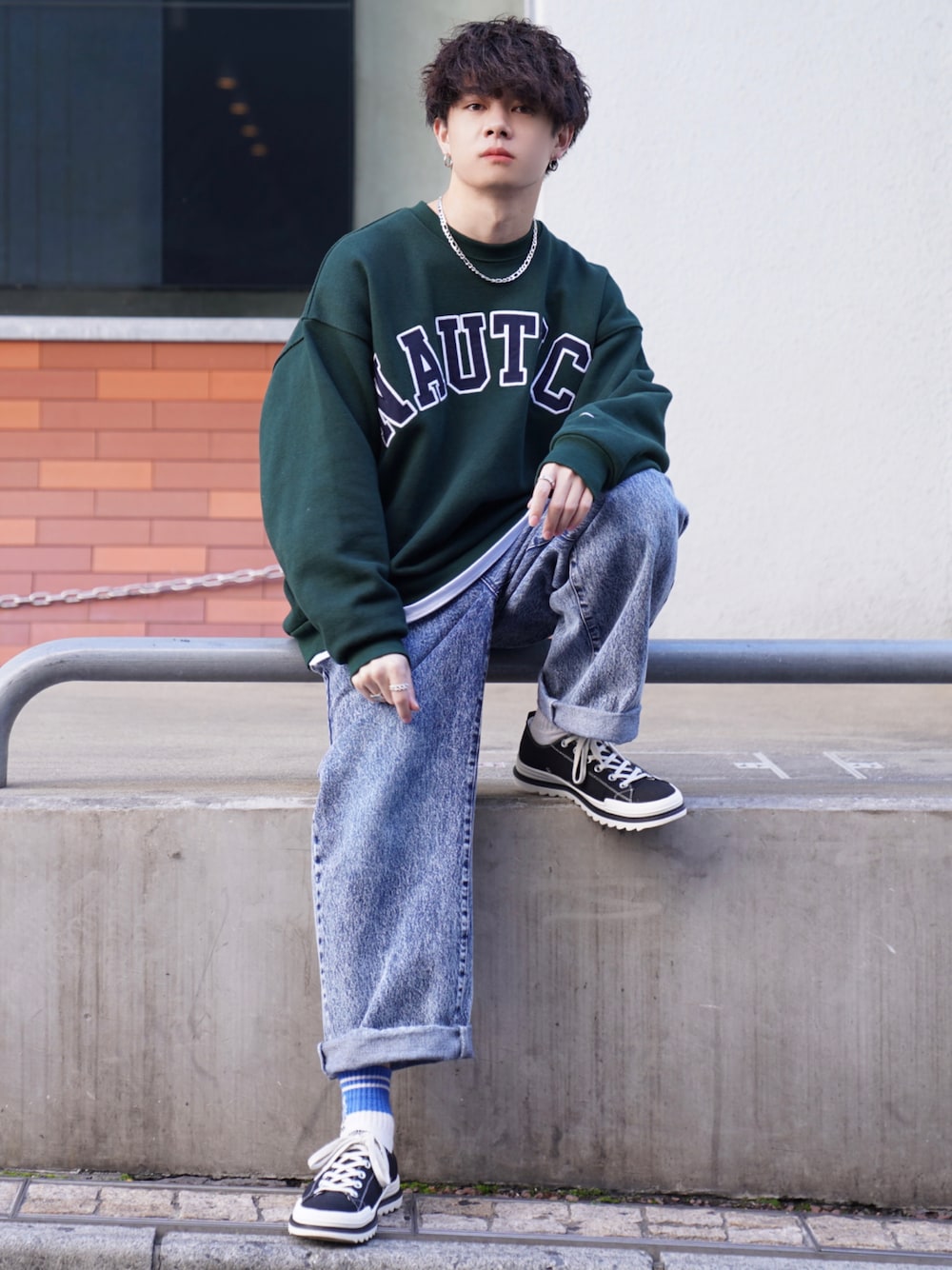 ゆーすけ｜NAUTICAのスウェットを使ったコーディネート - WEAR