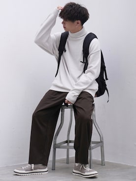 「Steven Alan」｜「アイテム（その他）」を使った、ゆーすけさん（メンズ・165cm）の秋コーディネート