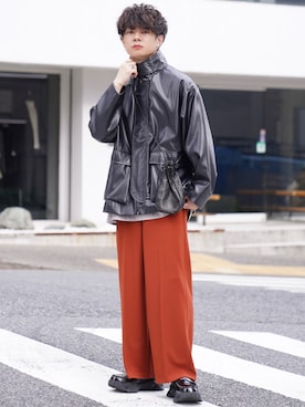 「ADAMASTE（アダマスト）のアイテム（ジャケット/アウター）」を使った、ゆーすけさん（メンズ・165cm）の秋コーディネート