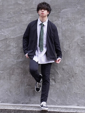 「LIL VENDARS（リルヴェンダース）のアイテム」を使った、ゆーすけさん（メンズ・165cm）の冬コーディネート