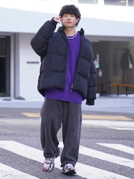 「ADAMASTE（アダマスト）のアイテム（ジャケット/アウター）」を使った、ゆーすけさん（メンズ・165cm）の秋コーディネート