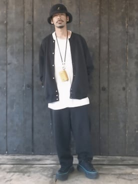 「アイテム（財布）」を使った、OGAさん（メンズ・169cm）の秋コーディネート