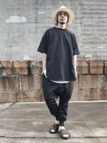 グクペンJuun.j メンズサルエルパンツ黒50 グクペンJuun.j メンズサルエルパンツ黒50 marai サルエルパンツ