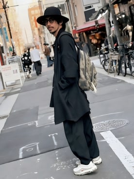 「BRIXTON(ブリクストン)のアイテム(帽子)」を使った、OGAさん(メンズ・169cm)の春コーディネート