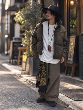 「BRIXTON(ブリクストン)のアイテム」を使った、OGAさん(メンズ・169cm)の秋コーディネート