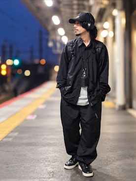 「UNDERCOVER（アンダーカバー）のアイテム」を使った、OGAさん（メンズ・169cm）の秋コーディネート