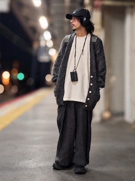 「Y-3(ワイスリー)のアイテム」を使った、OGAさん(メンズ・169cm)の秋コーディネート