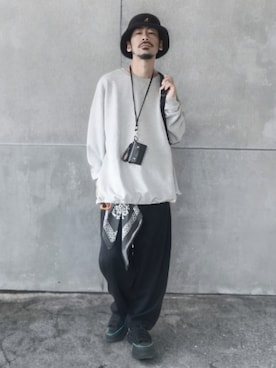 「アイテム（財布/小物）」を使った、OGAさん（メンズ・169cm・40代）の秋コーディネート