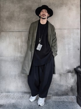 「marka（マーカ）のアイテム」を使った、OGAさん（メンズ・169cm）の冬コーディネート