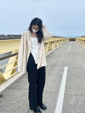 「STYLEMIXER（スタイルミキサー）のアイテム（ジャケット/アウター）」を使った、WEN🇹🇼さん（レディース・151cm）の春コーディネート