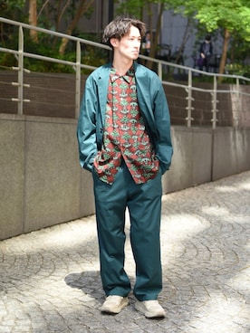 「JOURNAL STANDARD（ジャーナルスタンダード）のアイテム（セットアップ）」を使った、ゆうくんさん（メンズ・174cm）の春コーディネート