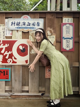 和瀬凛さん(レディース・157cm)の夏コーディネート