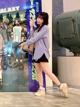 和瀬凛さん(レディース・157cm)の夏コーディネート