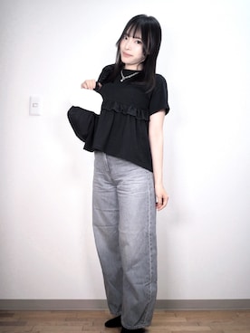 「アイテム（コスメキット/ギフトセット）」を使った、和瀬凛さん（レディース・157cm）の夏コーディネート