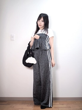 和瀬凛さん(レディース・157cm)の夏コーディネート