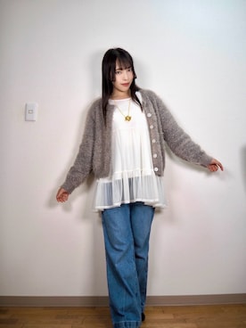 「アイテム（メイクアップ）」を使った、和瀬凛さん（レディース・157cm）の夏コーディネート