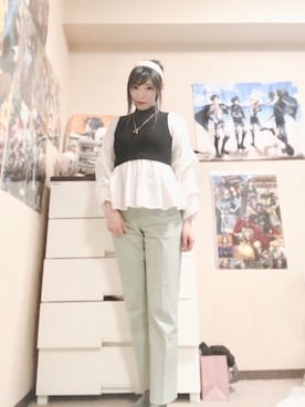 和瀬凛さんの（PLAIN CLOTHING | プレーンクロージング）を使ったコーディネート