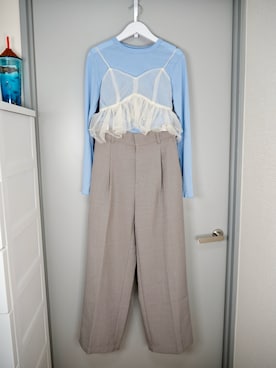 和瀬凛さん（レディース・157cm）の夏コーディネート