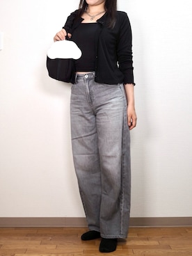 「アイテム（アンサンブル）」を使った、和瀬凛さん（レディース・157cm）の秋コーディネート