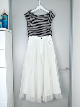 和瀬凛さん(レディース・157cm)の夏コーディネート
