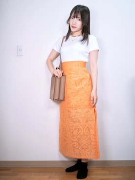 和瀬凛さん（レディース・157cm）の夏コーディネート