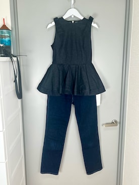 和瀬凛さん(レディース・157cm)の夏コーディネート